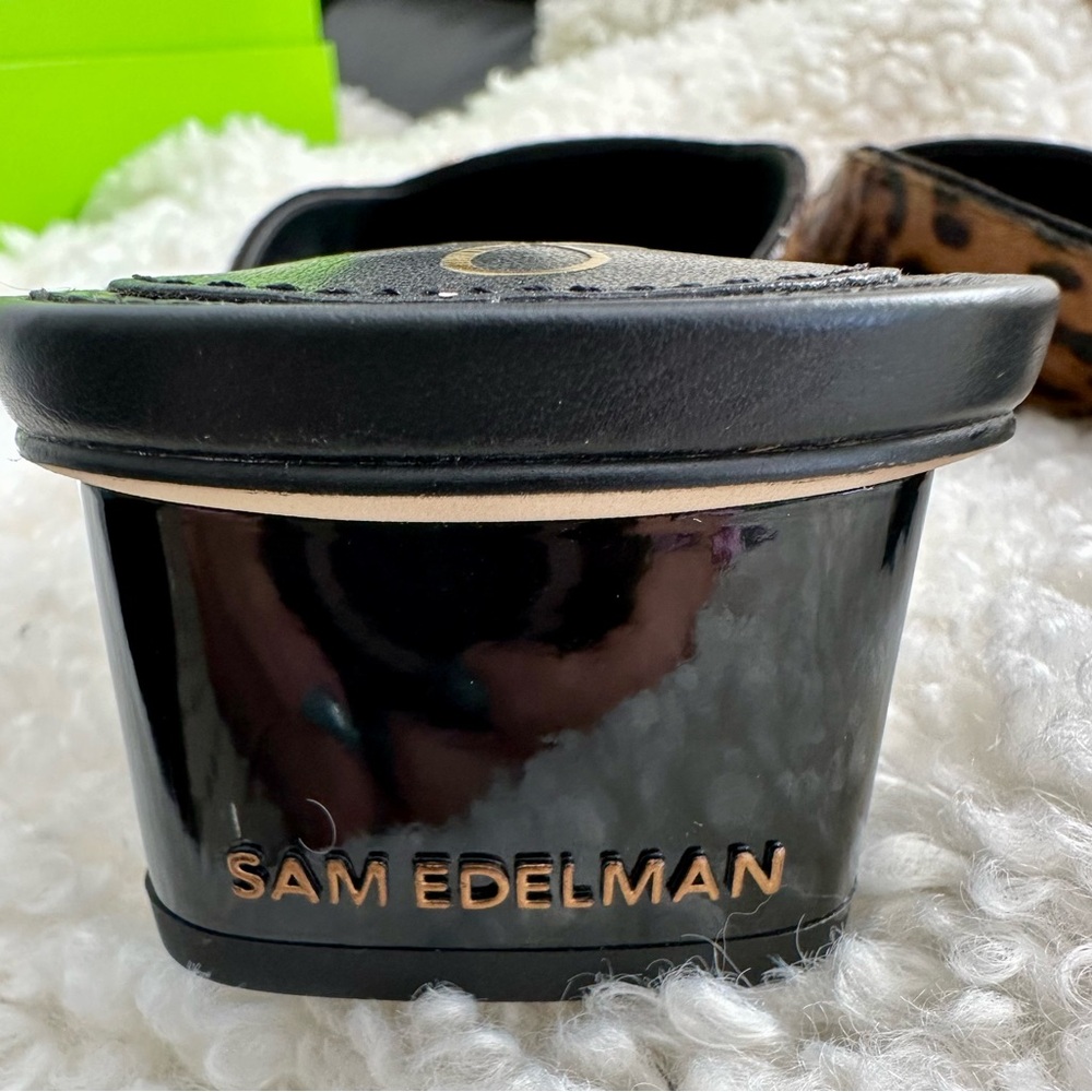 Sam Edelman Leopard Print Mules - Picture 8 of 9